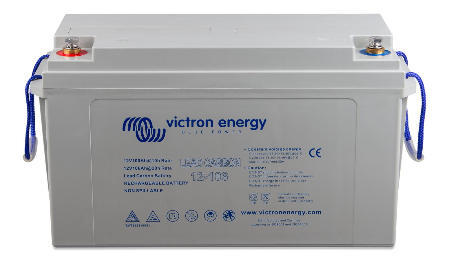 Victron Energy - batterie plomb carbone