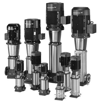 SINES - Grundfos - pompes centrifuges multicellulaires verticales CR, CRI, CRN