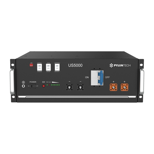 Pylontech US5000-B avec disjoncteur intégré en face avant