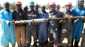 SINES - installation pompe solaire Afrique