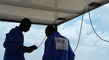 SINES - installation solaire en Afrique Tchad